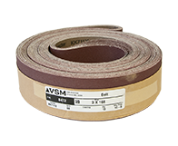 VSM Abrasive Belt 3" x 168" 80 Grit A/O X Wt.