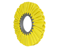 8" Yellow Mill Treated Airway Buffing Wheel 16ply