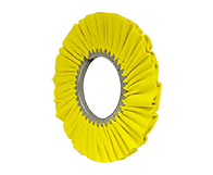 12" Yellow Mill Treated Airway Buffing Wheel 16ply
