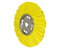 14" Yellow Mill Treated Airway Buffing Wheel 16ply