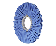 10" Blue Mill Treated Airway Buffing Wheel 16ply