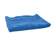 Blue Microfiber 16" x 16" 300 GSM Towel