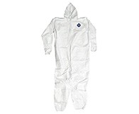 Tyvek coverall with attached hood. XL.