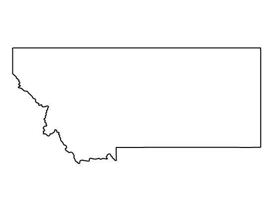montana outline picture for infinish.com